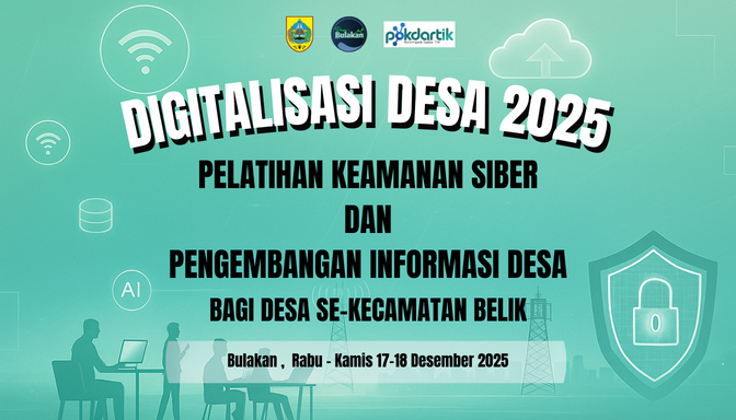 Pelatihan Keamanan Website Desa Se-Kecamatan Belik