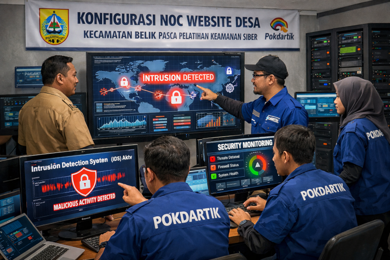 Konfigurasi NOC Untuk Website Desa Kecamatan Belik